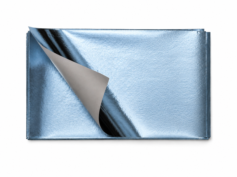 Foil Wax Mounted to 15# Tissue Sheets